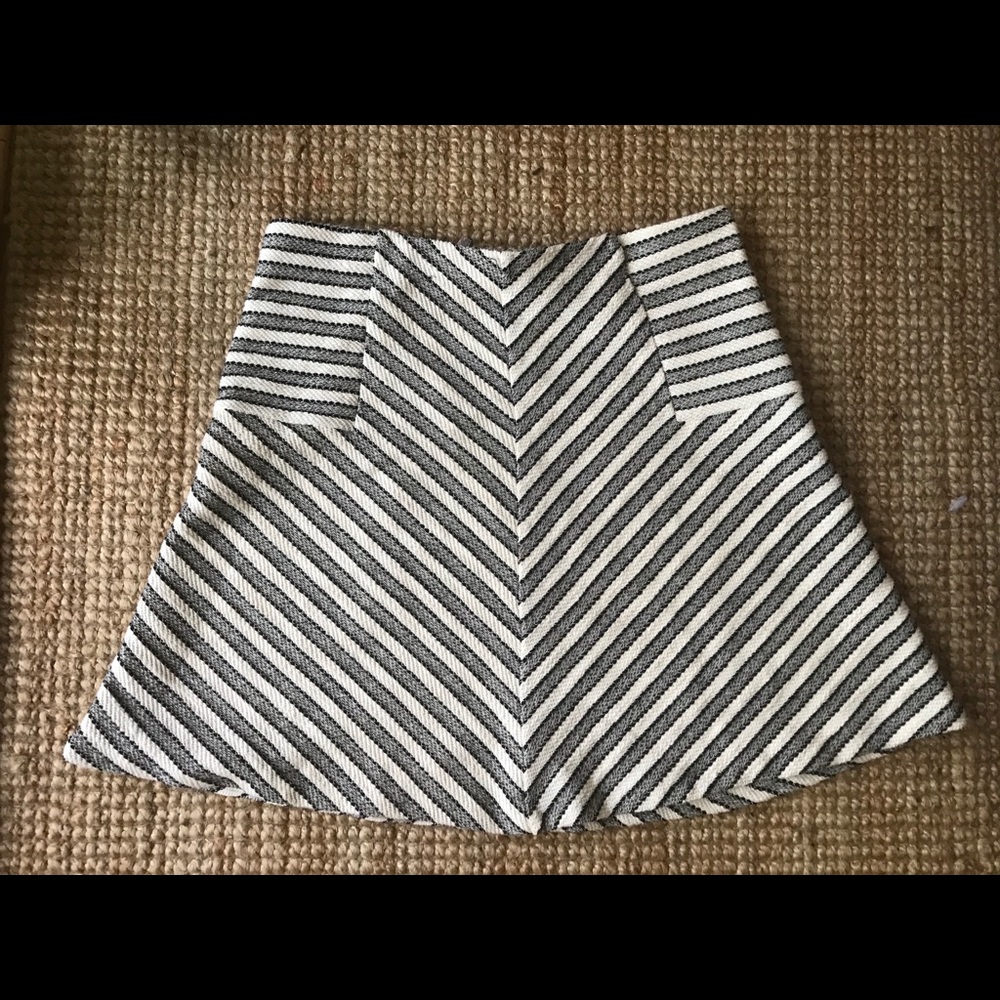 LOFT Striped Skirt